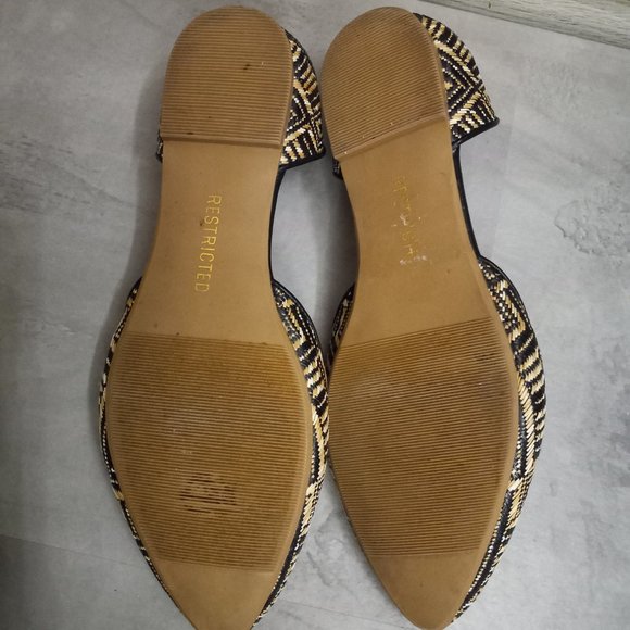 Restricted Boho Geometric Print Flat Woven Comfort Classic - Picture 7 of 8